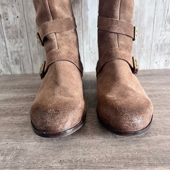 UGG Women’s Cydnee Leather and Suede Tall Boots Size 8 - Picture 7 of 11